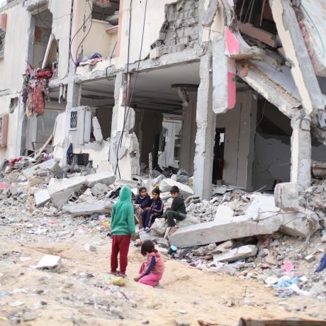 Scenes of destruction in northern Gaza